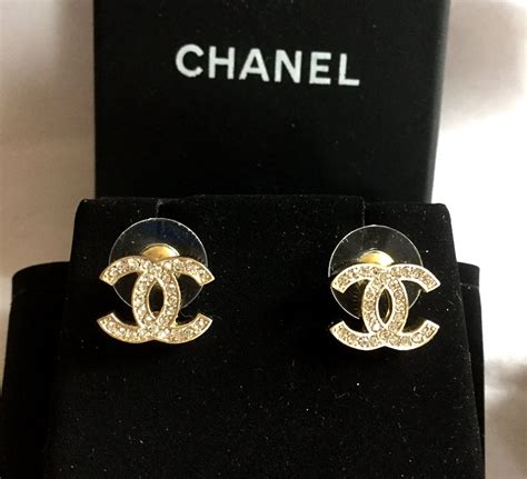 chanel cc earringa|Chanel cc earrings original.